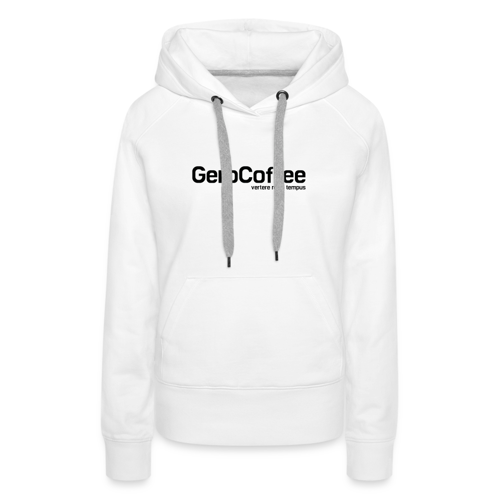 Women’s Premium GeroCoffee Hoodie - white