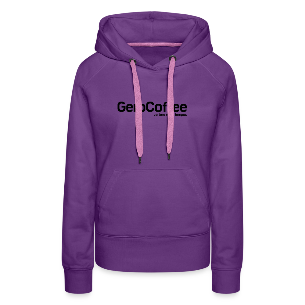 Women’s Premium GeroCoffee Hoodie - purple 