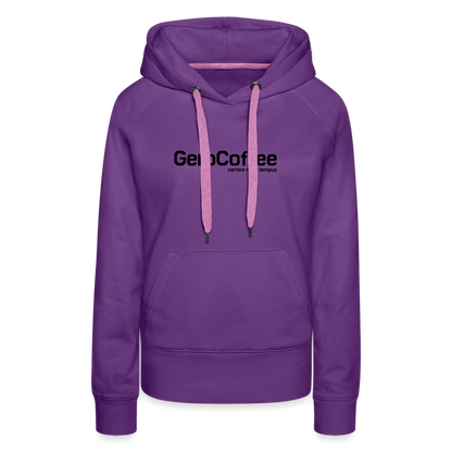 Women’s Premium GeroCoffee Hoodie - purple 