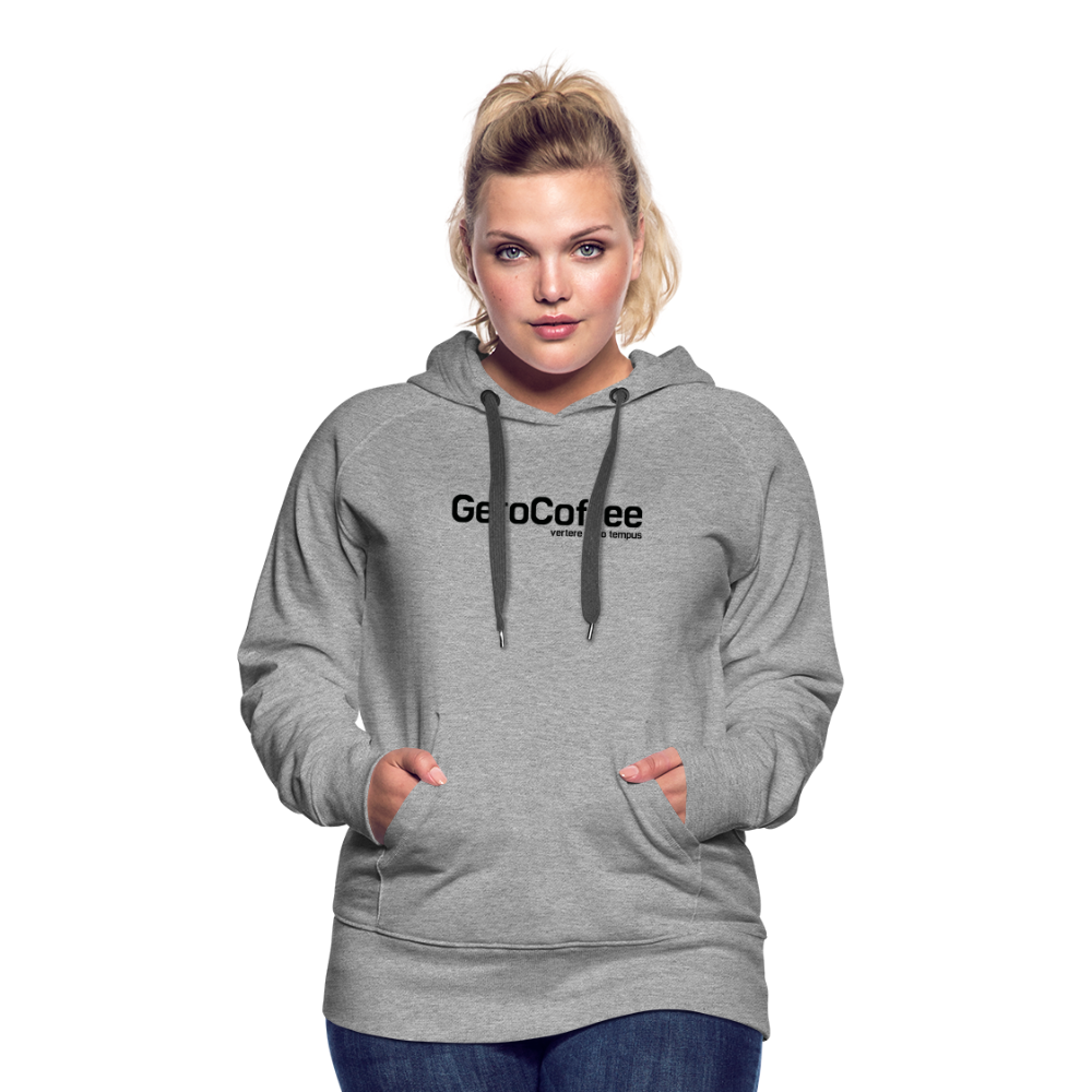 Women’s Premium GeroCoffee Hoodie - heather grey