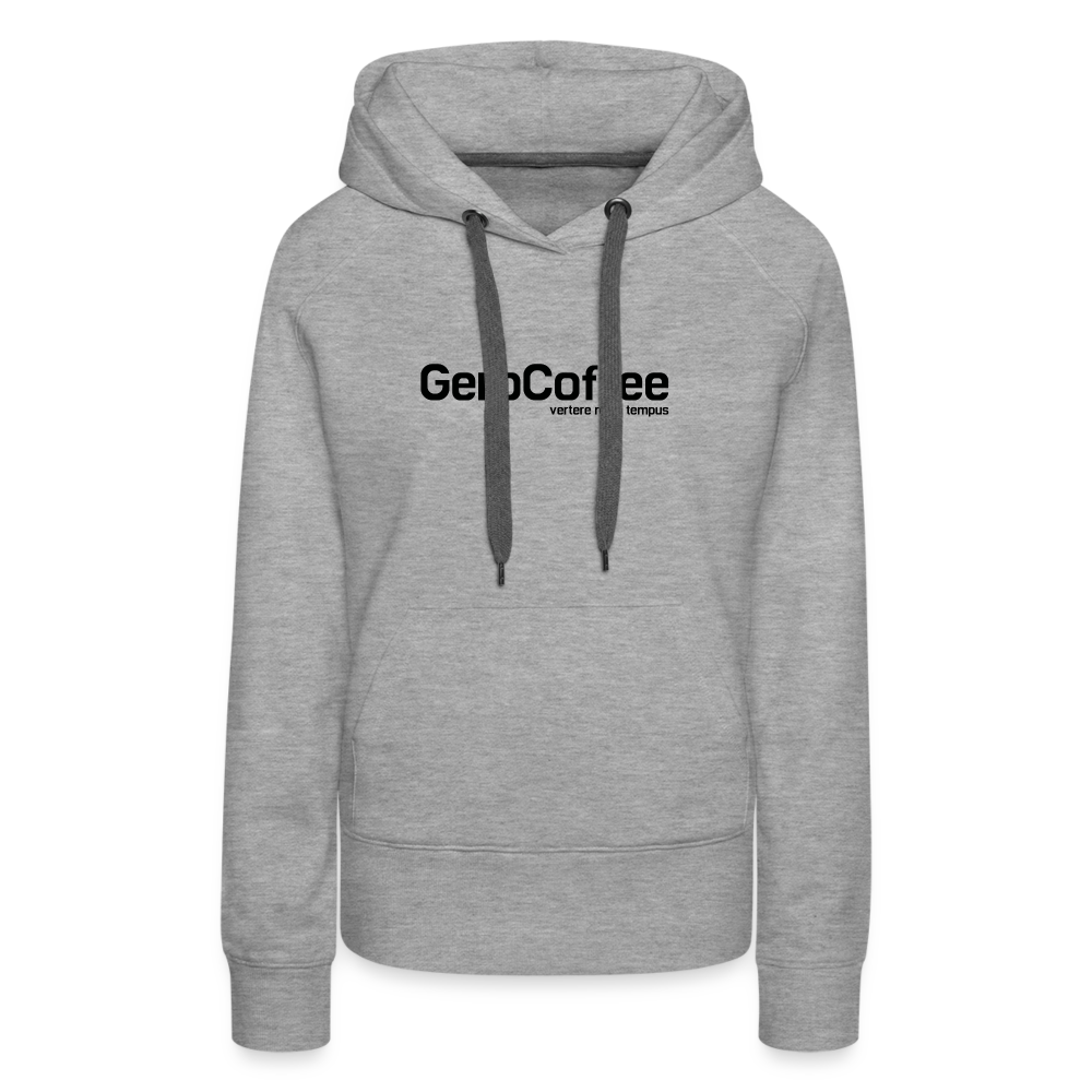 Women’s Premium GeroCoffee Hoodie - heather grey