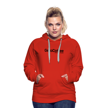 Women’s Premium GeroCoffee Hoodie - red