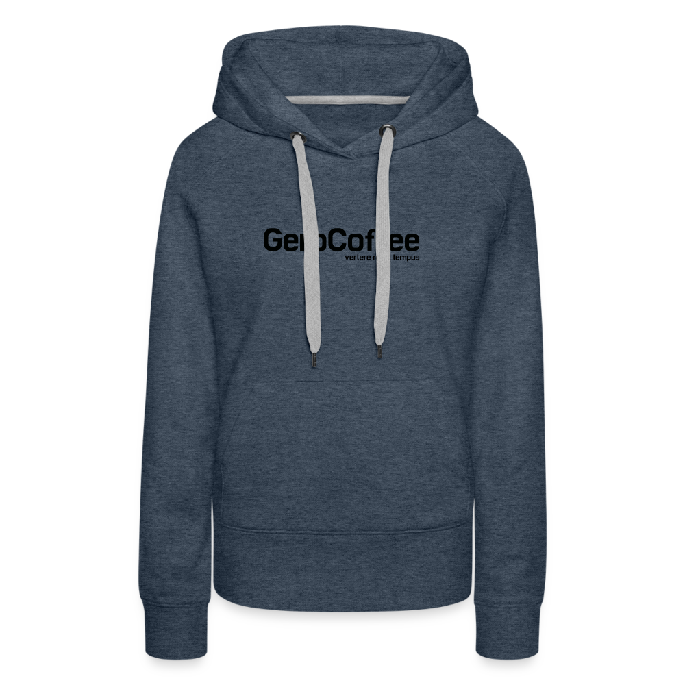 Women’s Premium GeroCoffee Hoodie - heather denim