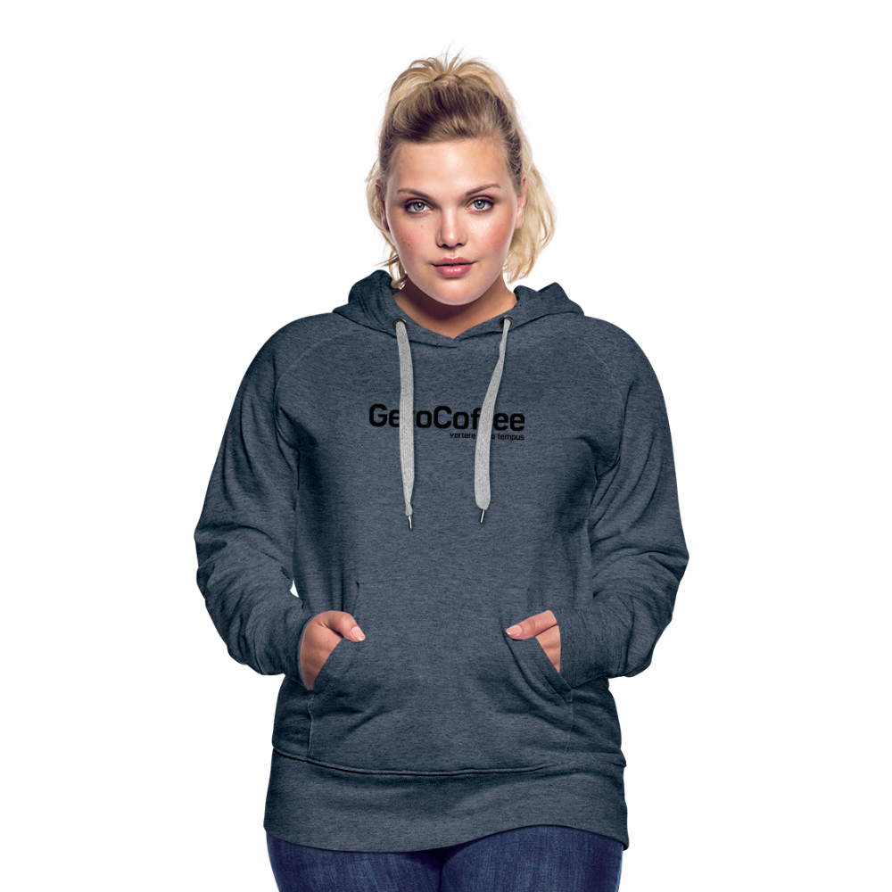 Women’s Premium GeroCoffee Hoodie - heather denim