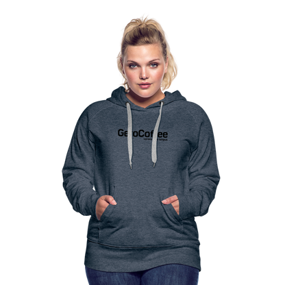 Women’s Premium GeroCoffee Hoodie - heather denim